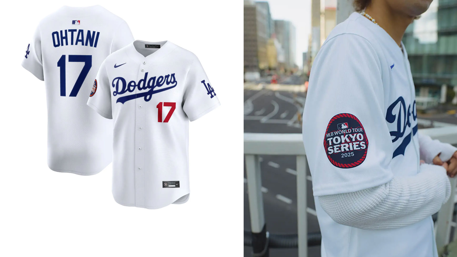 MLBドジャース 山本由伸選手 東京シリーズ2025リミテッドユニフォーム XL MLB 山本由伸 ドジャース Tシャツ 東京シリーズ2025 ネーム